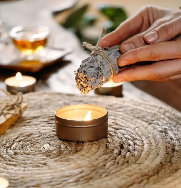 Biela Šalvia vydymovanie