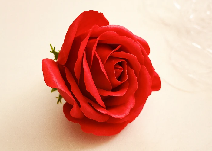 Mydlové kytice v darčekovom boxe, ruža