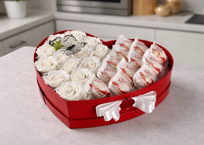 Darčekový box s mydlovými ružami