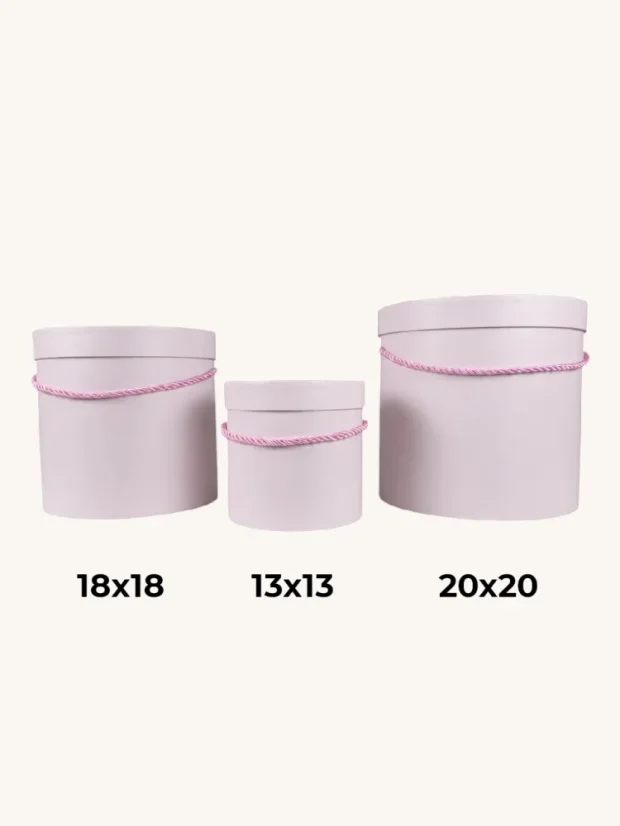 Sada flower boxů ADC-3-20, Soft Pink