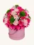 Velký luxusní mýdlový flower box Aura Decor, růžový