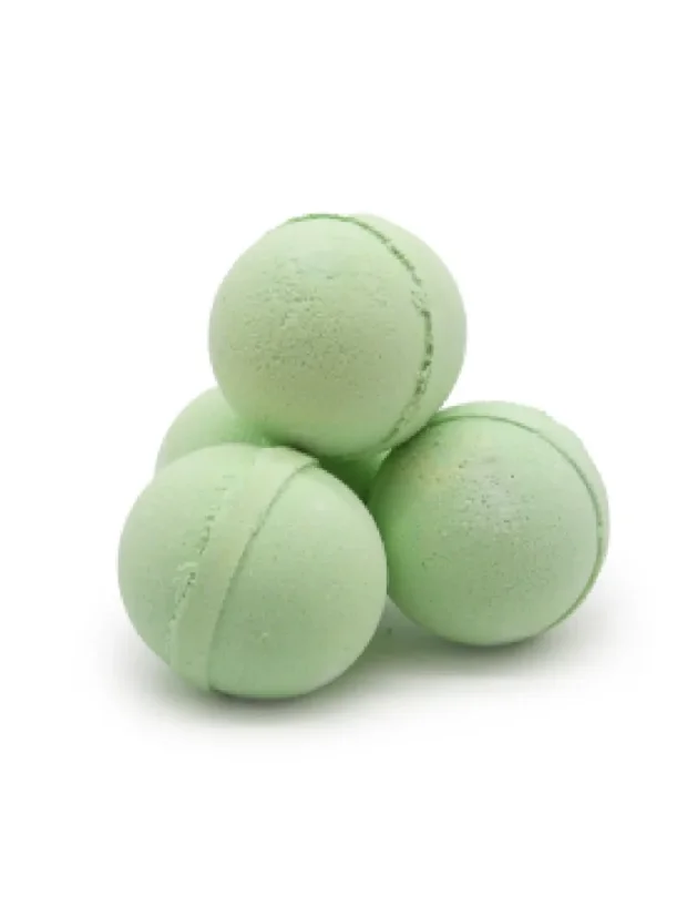 Šumivé bomby do kúpeľa, s éterickými olejmi, 130g, Rozmarín a Tymián