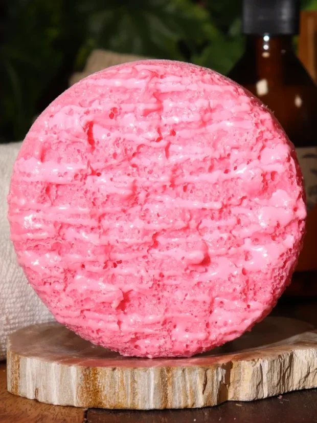 Mydlová špongia Razzle Dazzle, napustená 220g  zmesou bambuckého, kakaového a mangového masla