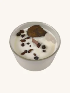 Čakrové sviečky s drahými kameňmi, 7 čakier, Posvätná čakra