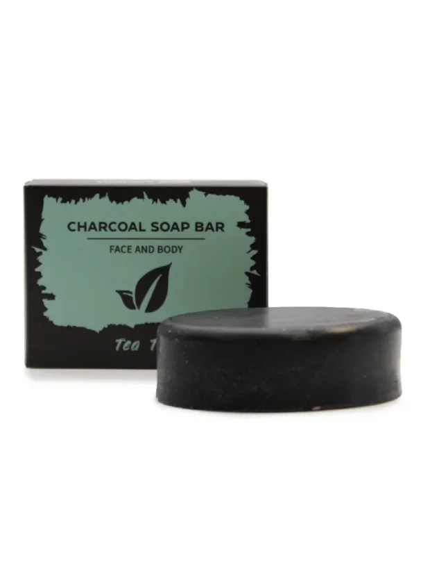 Mydlo s aktívnym uhlím, olejmi a bambuckým maslom, 85g - P00160: Čajovník