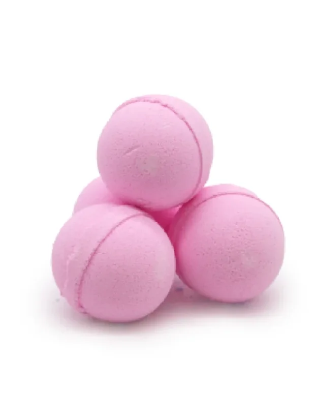 Šumivé bomby do kúpeľa, s éterickými olejmi, 130g, Kadidlo a Ruža