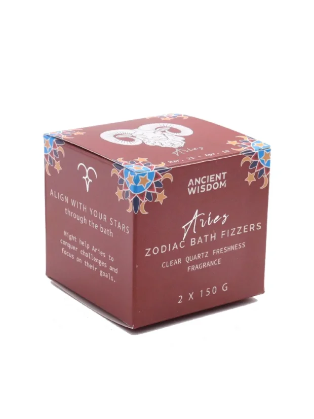 Šumivé tablety do kúpeľa, podľa znamenia, 2x150g, s horoskopom - P00156: Baran