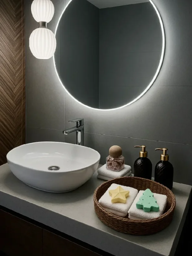 Vianočné šumivé bomby do kúpeľa, darčeková sada, Nasledujte hviezdu