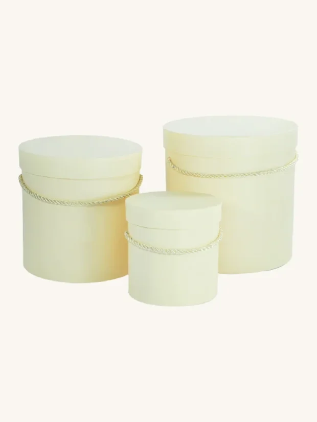 Sada flower boxov ADC-3-20, Ivory