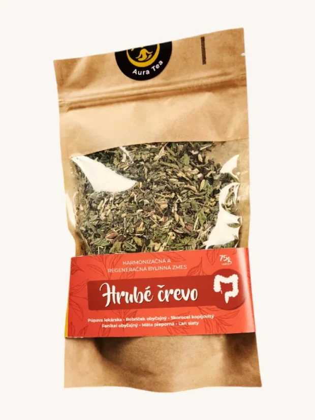Aura Tea - Hrubé črevo, harmonizujúca bylinná zmes, 70 porcií