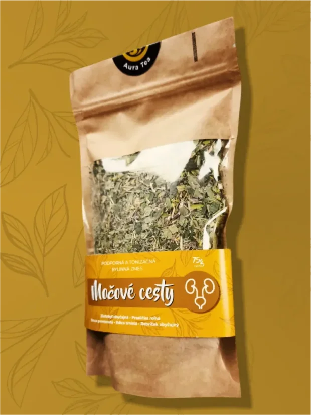 Aura Tea - Močové cesty, tonizujúca bylinná zmes, 70 porcií