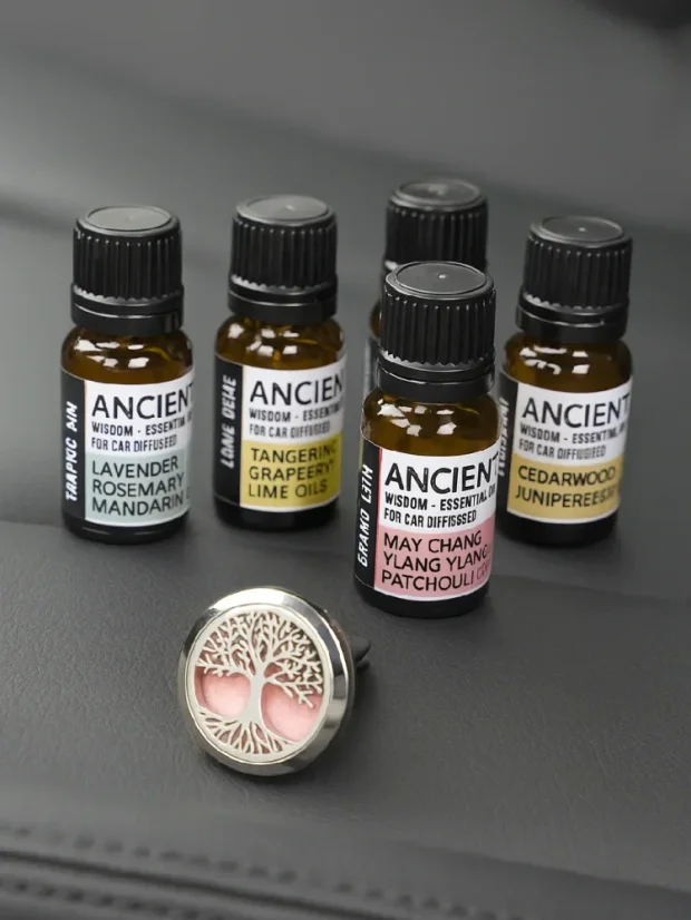 Esenciálny olej pre aroma difuzéry do auta, 10ml, aromaterapeutické zmesi