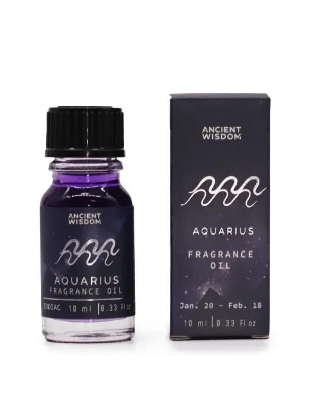 Vonný olej 10ml, podľa zverokruhu, 12 znamení - P00168: Vodnár