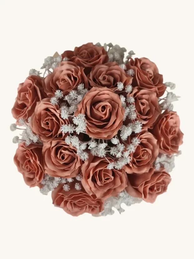 Mydlový flower box Aura Decor No. 17, benátska ružová