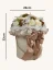 XXL mydlový flower box Aura Decor No. 20, krémový, zlaté ruže