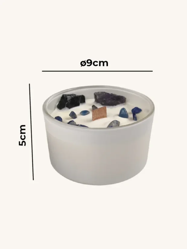 Čakrové sviečky s drahými kameňmi, 7 čakier, Čakra Solar Plexus