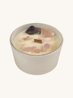 Čakrové sviečky s drahými kameňmi, 7 čakier, Čakra Tretieho Oka