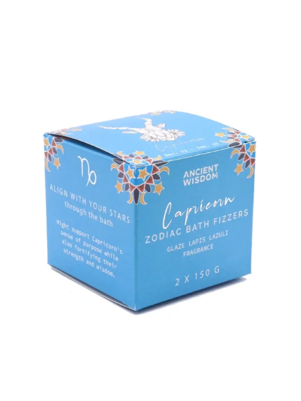 Šumivé tablety do kúpeľa, podľa znamenia, 2x150g, s horoskopom - P00156: Kozorožec