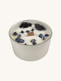 Čakrové sviečky s drahými kameňmi, 7 čakier, Čakra Solar Plexus