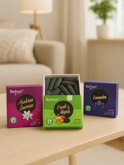 Vonné kužele Biofresh, tečúci dym, vyrobené v Indií, 40ks/bal