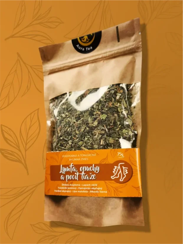 Aura Tea - Lymfa, tonizujúca bylinná zmes, 70 porcií