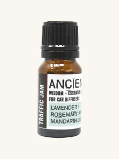 Esenciálny olej pre aroma difuzér do auta, 10ml, aromaterapeutická zmes Dopravná zápcha