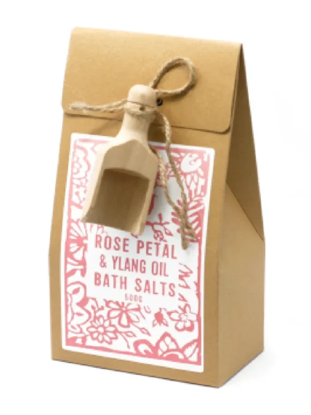 Soľ do kúpeľa Agnes + Cat, 500g, Ylang a Ruža