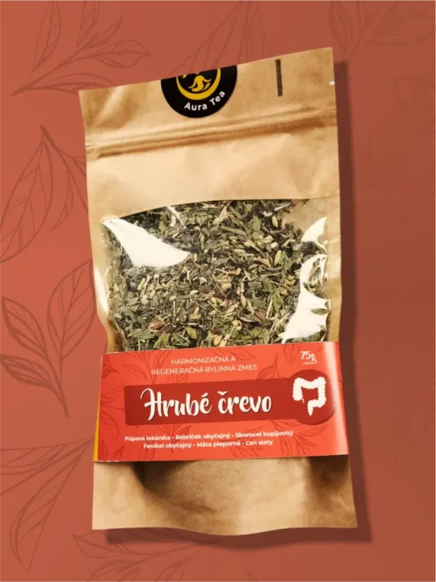 Aura Tea - Hrubé črevo, harmonizujúca bylinná zmes, 70 porcií