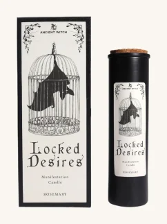 Očistné čarovné sviečky, prémiové balenie, 20cm vysoká sviečka, Uzamknuté priania