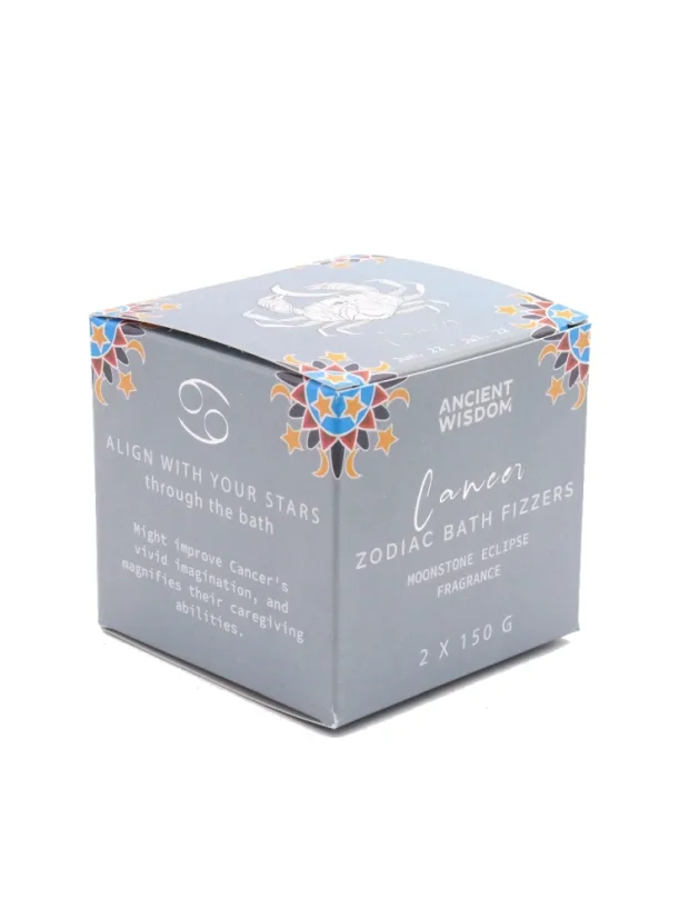 Šumivé tablety do kúpeľa, podľa znamenia, 2x150g, s horoskopom - P00156: Rak