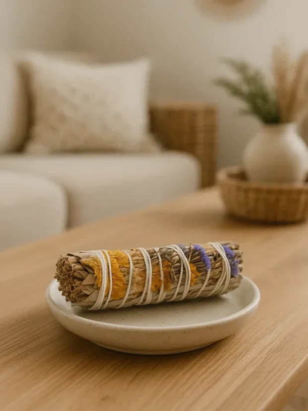 Vydymovací zväzok, dĺžka 10cm, Biela Šalvia, Dračia krv, Rozmarín, Levanduľa