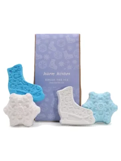 Vianočné šumivé bomby do kúpeľa, darčeková sada, Prelomiť ľad