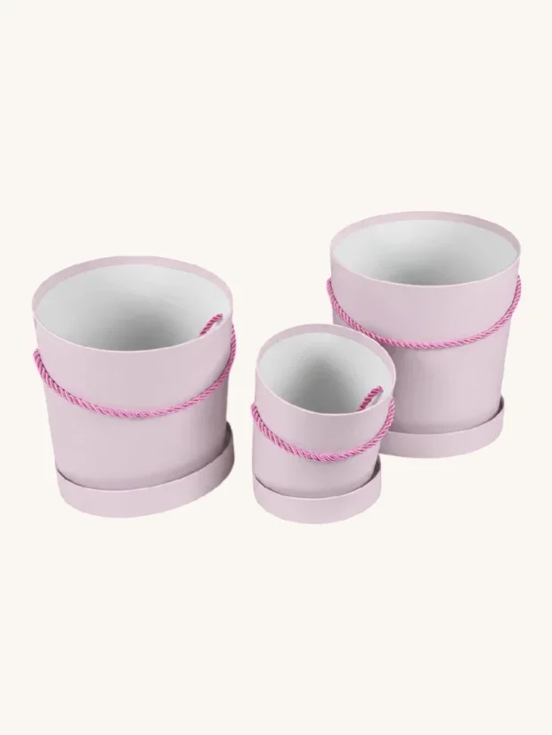Sada flower boxů ADC-3-20, Soft Pink
