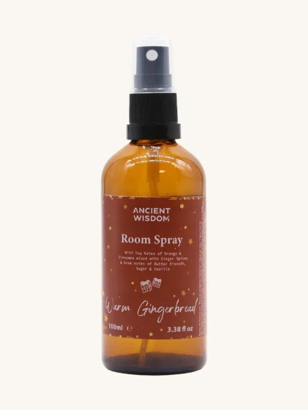 Vianočný sprej do miestnosti, na vankúš, Teplý Perník, 100ml