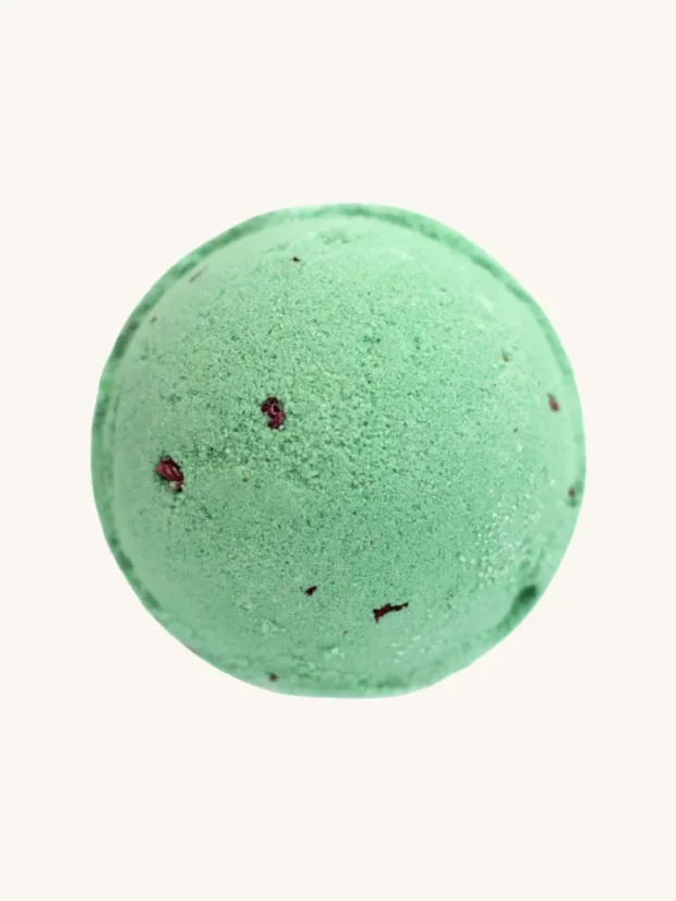 Musująca kula do kąpieli z masłem shea, 180 g, Romantika