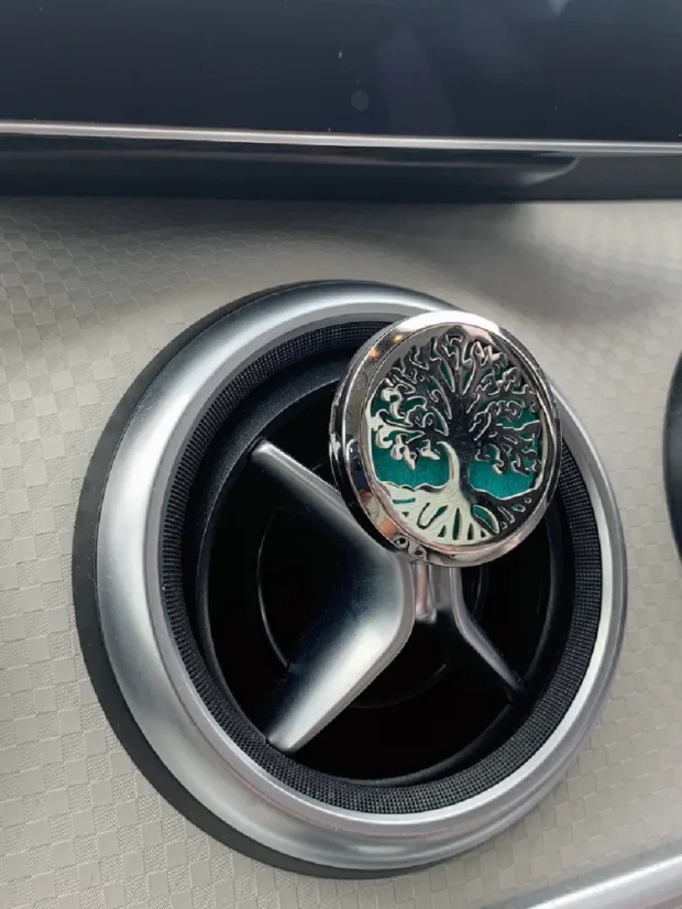 Aroma difuzéry do auta, 30 mm priemer, 10 náhradných vložiek, rôzne druhy - P00169: Strom života