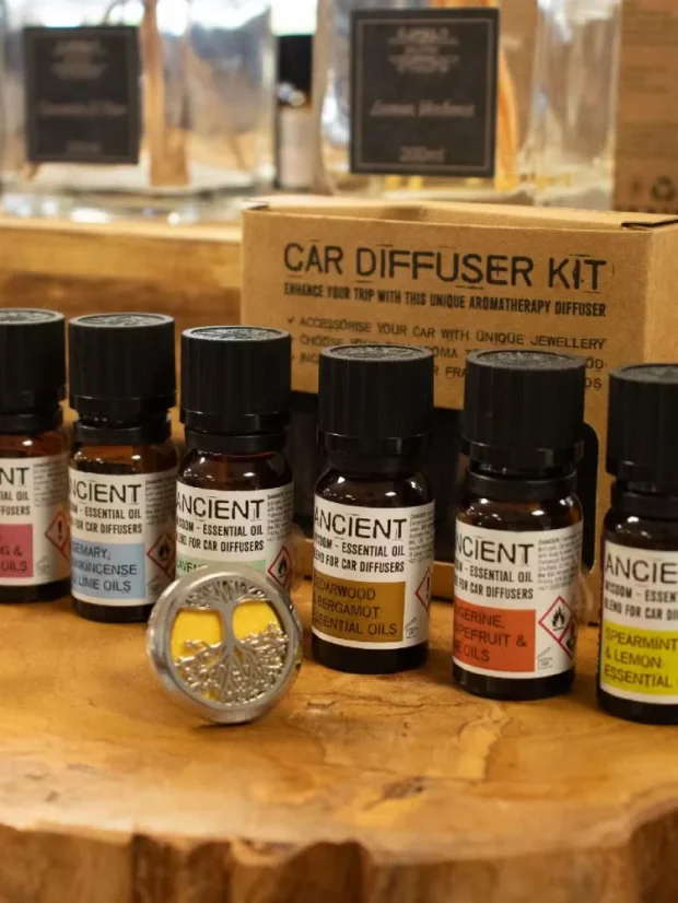 Esenciálny olej pre aroma difuzér do auta, 10ml, aromaterapeutická zmes Dlhá cesta