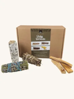 Vydymovací set Dotyk harmónie - drievka Palo Santo a 3 druhy Šalvie