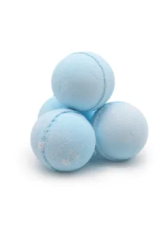 Šumivé bomby do kúpeľa, s éterickými olejmi, 130g, Levanduľa a Majorán