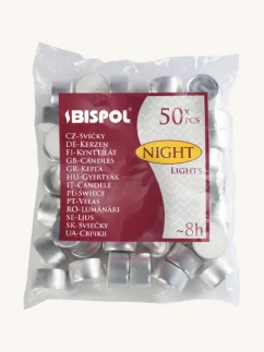 Čajové sviečky, balenie 50 kusov, 8 hodín horenia