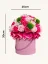 Velký luxusní mýdlový flower box Aura Decor, růžový