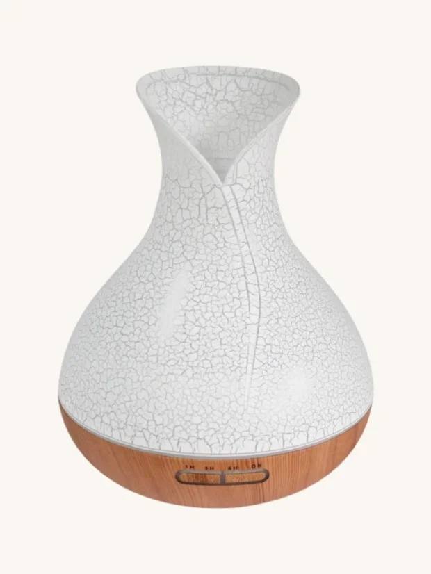 Aróma difuzér s popraskaným efektom, Palma, 400 ml vody, meniace farby, časovač