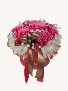 Mydlový flower box Aura Decor No. 15, cherry