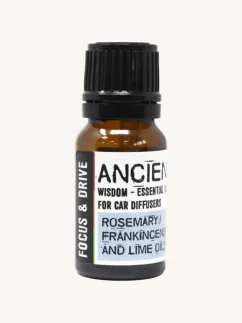 Esenciálny olej pre aroma difuzér do auta, 10ml, aromaterapeutická zmes Sústreď sa a šoféruj