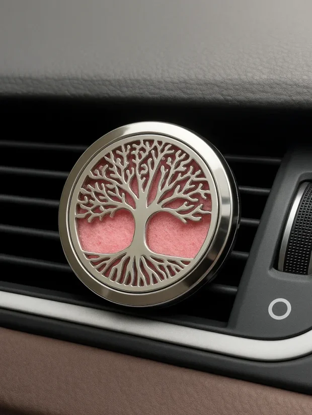 Aroma difuzéry do auta, Kvet života, 30 mm priemer, 10 náhradných vložiek