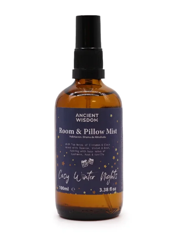 Vonné spreje do miestnosti, na vankúš, Vianočná kolekcia, 100ml - P00183: Zimné večery