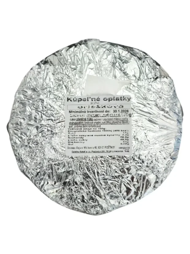 Piešťanské kúpeľné oblátky, 130g, 6 oblátok