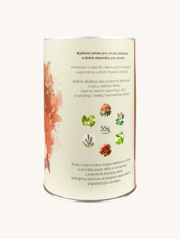 Aura Tea - Čaj pre zamilovaných, bylinná čajová zmes, 55g