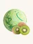Musująca kula do kąpieli z ekstra masłem kokosowym, Tropikalny raj, 180 g, kiwi