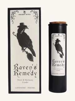 Očistné čarovné sviečky, prémiové balenie, 20cm vysoká sviečka, Havranov liek